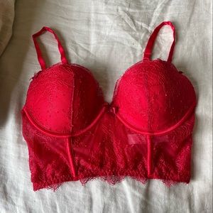 Victoria’s Secret Lace Longline Bra